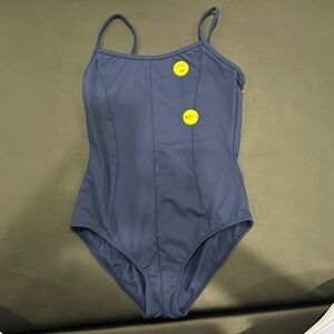 Marilla navy blue leotard child 12 euc